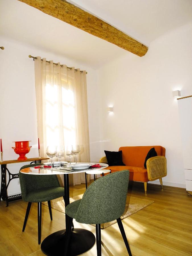Augustins Fountain Studio Cosy Aix Centre Historique A 3 Minutes De Cours Mirabeau -Wifi-Smart Tv-Rue Calme Aix-en-Provence Eksteriør billede